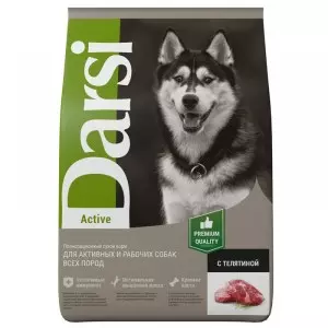 Darsi сухой корм для собак всех пород, Active Телятина, 2,5 кг
